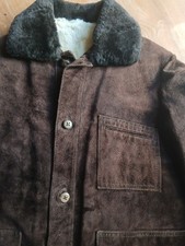 Vintage Sheepskin Coat (M)