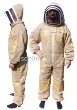 Beekeeping Suit Ventilated 3 Layer Olive Bee Keepers Suit Apiary Protection