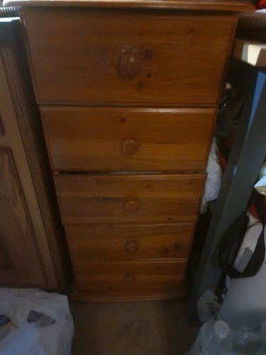 Antique pine wood - wood, drawer