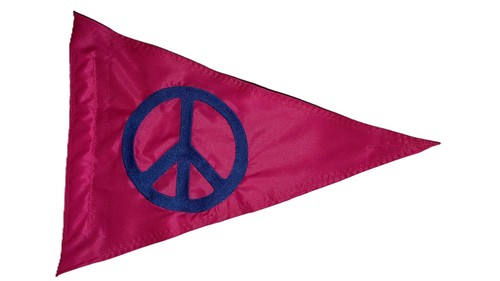 Peace sign pennant - pennant, flag