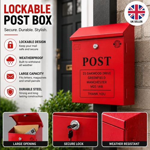 Post box large - post, mail