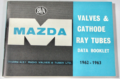 Mazda valves and cathode ray - and,