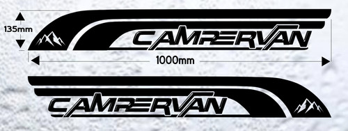 Campervan stickers - campervan,
