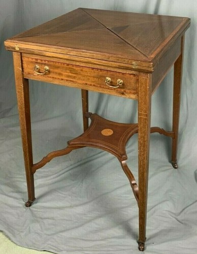 Edwardian mahogany envelope - mahogany,