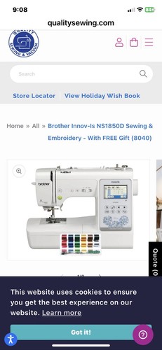 Brother innovis embroidery - brother,