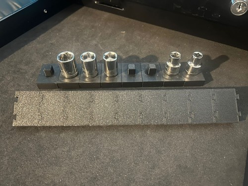 Socket organizers - 3/8",