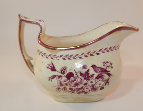 Antique pink purple lustre - antique,