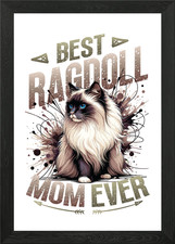 Ragdoll Cat Mom Ragdoll Framed