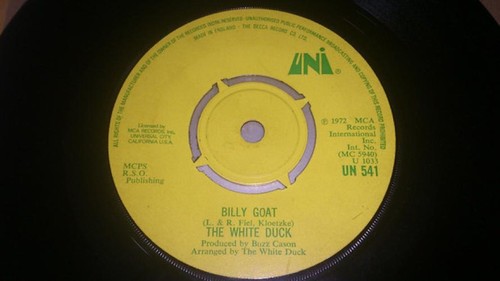 White duck billy goat - white,