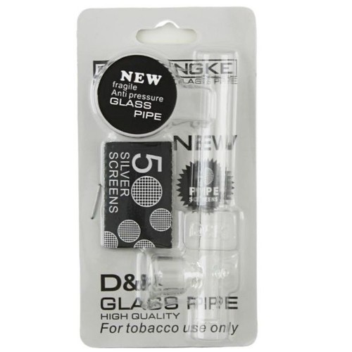 Glass smoking clear - d&k,