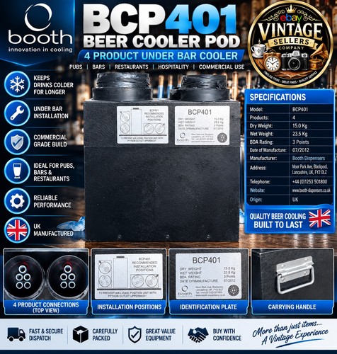 Booth bcp401 beer - bcp401,
