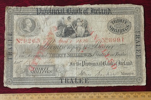 1829 shillings provincial - 1829, 30
