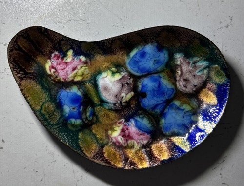 Vintage enamel copper - enamel, on