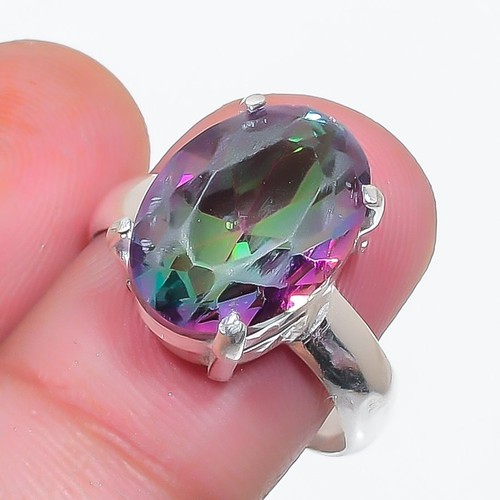 Mystic topaz handmade gemstone - topaz,