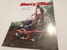 MERRY TILLER Cultivators Rotavator Original Late 1970s -early 80s Sales Brochure