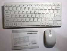 White Wireless Keyboard and