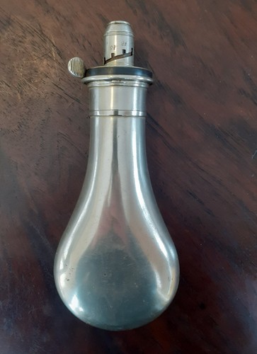 Antique sykes powder flask - antique,