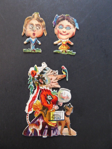 Victorian scraps caricature
