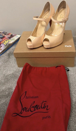 Christian louboutin beige - louboutin,