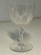 Antique Port Glass Feather &