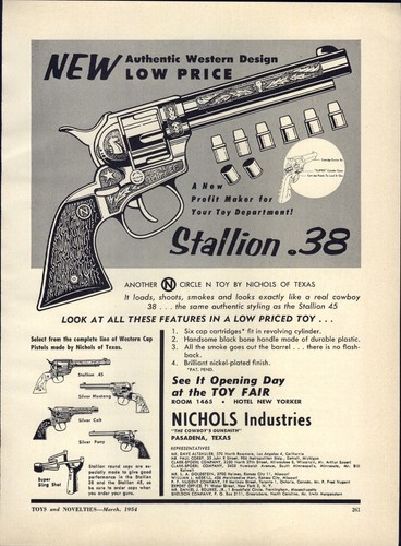 1954 paper nichols toy cap - paper,