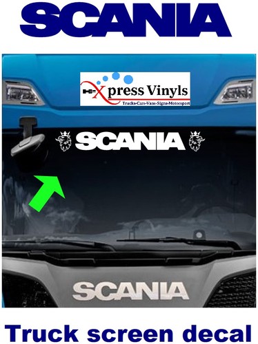 Scania windscreen decal - scania,