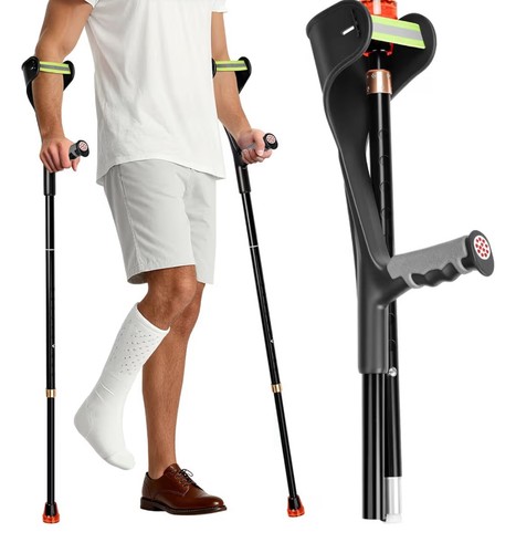 Folding forearm crutches - forearm,