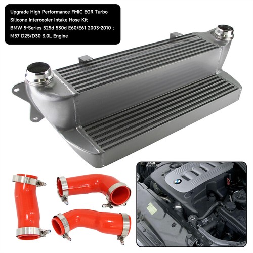 Turbo intercooler kit red - intercooler,
