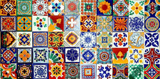 50 TILES 4x4 MEXICAN CERAMIC