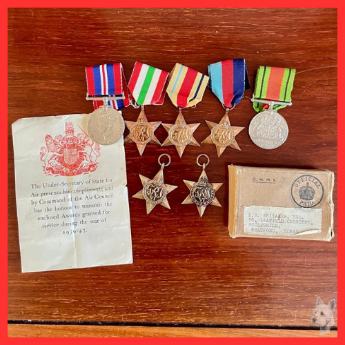 Ww2 raf whitaker medal - h,