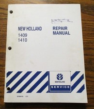 New Holland 1410 1409 Disc Mower Conditioner Service Repair Shop Manual 87050416