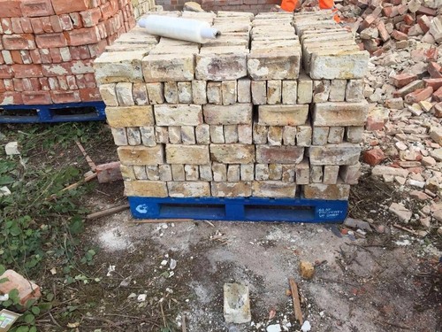 Reclaimed yellow stock bricks - reclaimed,