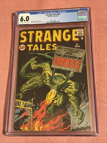 Strange tales cgc 6 - #87,, 6.0