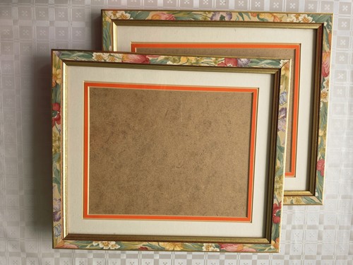 Vintage floral picture frames - floral,