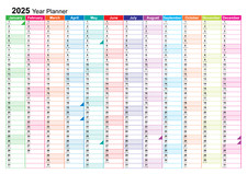 Office Yearly Wall Planner