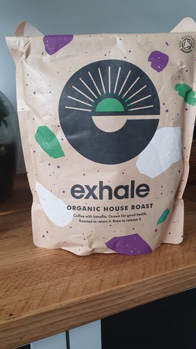 Exhale organic ground coffee - organic,