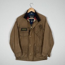 Barbour International Steve McQueen Washington Waxed Jacket | Men’s Small | Tan
