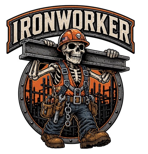 Ironworker skeleton uv - skeleton, 3”