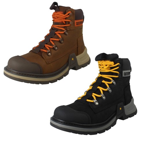 Mens cat leather lace - mens, up