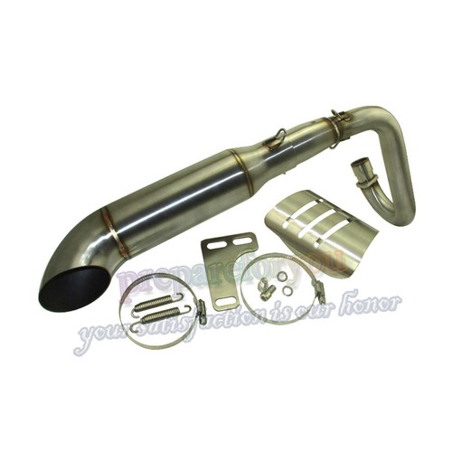 Stainless steel exhaust - steel,