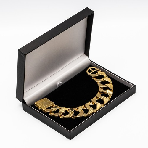 Men 9ct gold bark pattern - bark,
