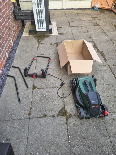 Bosch cordless lawnmower 18v - bosch, lawnmower,