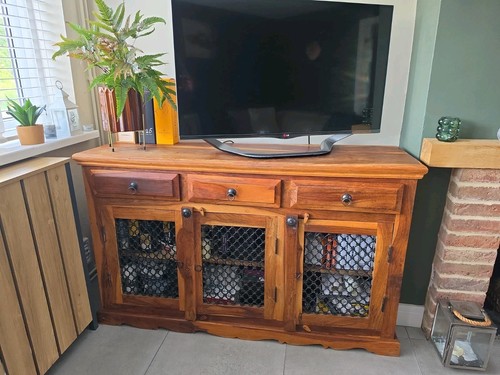 Solid wood sidboard cabinet - solid,