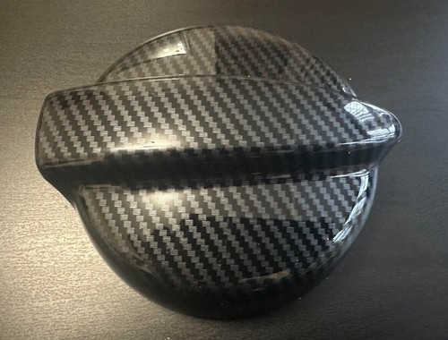 Carbon fibre effect fuel cap - carbon,