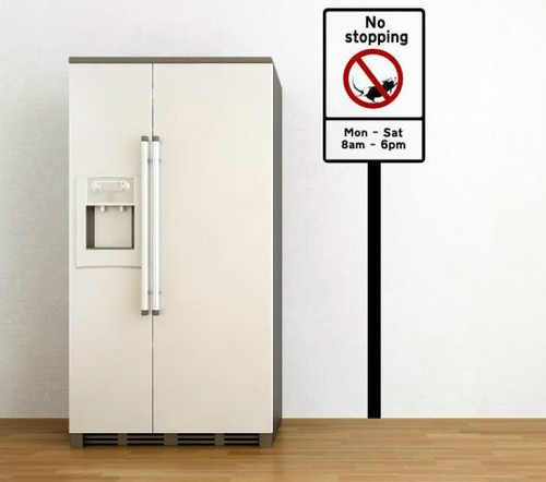 Banksy wall sticker - banksy, no