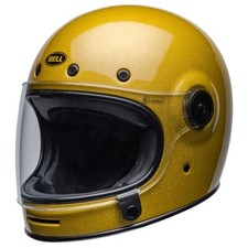 Bell Bullitt Full-Face Motorcycle Helmet Gold Flake Retro