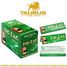 1200x ZIG ZAG GREEN Rizla Cut Corners ROLLING Papers Tobacco Filter UK FREE P&P
