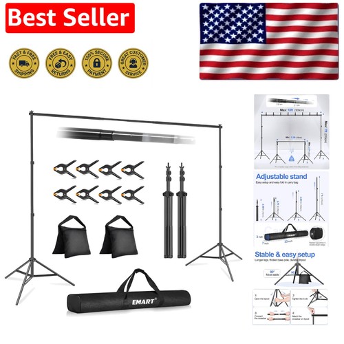 10x7ft adjustable backdrop - 10x7ft,