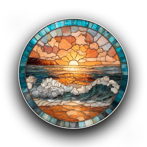 Coastal golden sunset - coastal,