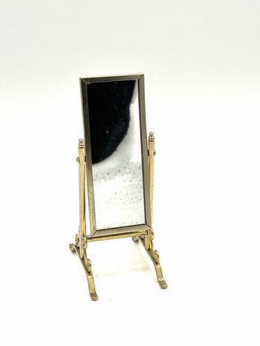Vintage brass tabletop cheval - vintage,